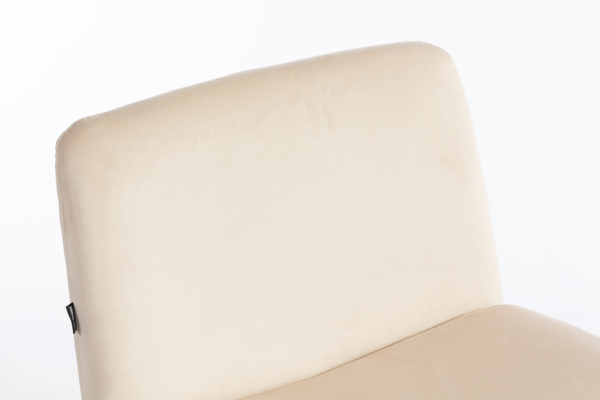 HOKER HR150 PAJĄK KREMOWY WELUR CZARNA PODSTAWA