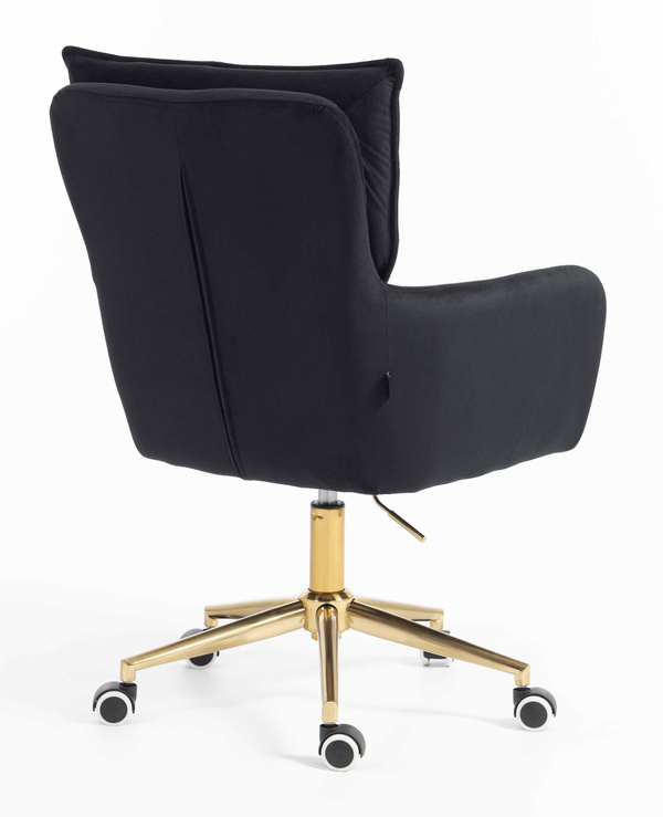 HOKER HR250K CZARNY WELUR  ZŁOTA PODSTAWA