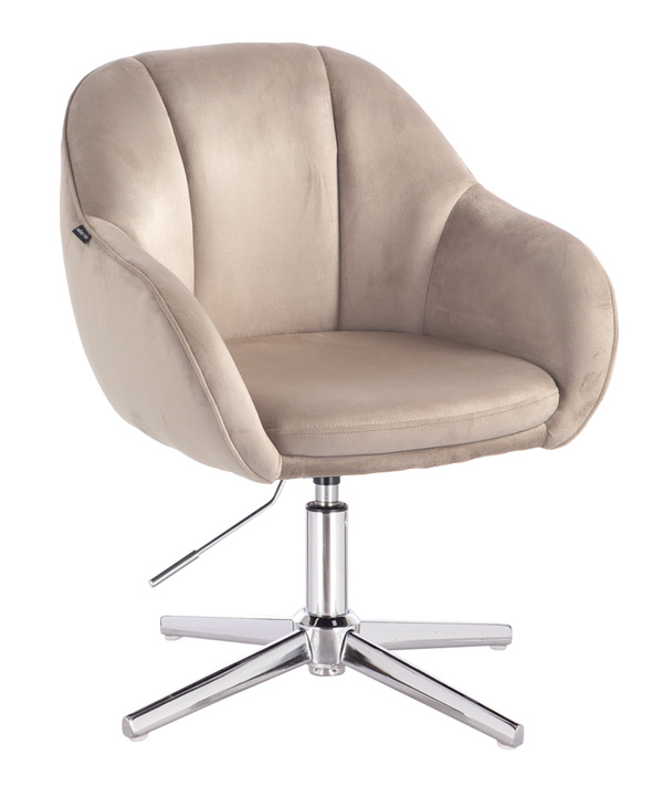 HOKER HR2055CROSS LATTE WELUR CHROMOWANA PODSTAWA