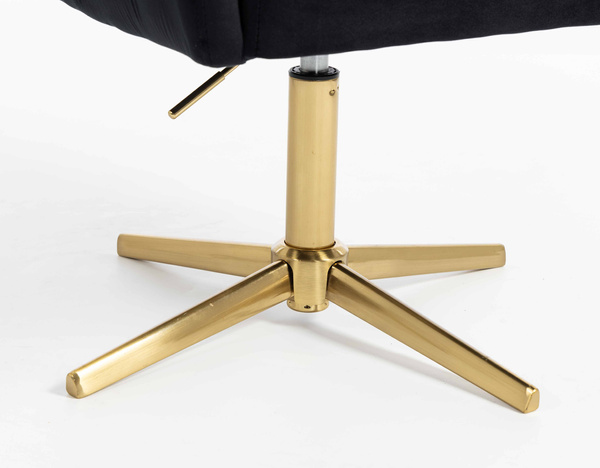 HOKER HR250CROSS CZARNY WELUR  ZŁOTA PODSTAWA