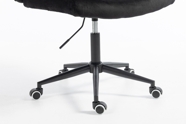 HOKER HR150K CZARNY WELUR CZARNA PODSTAWA