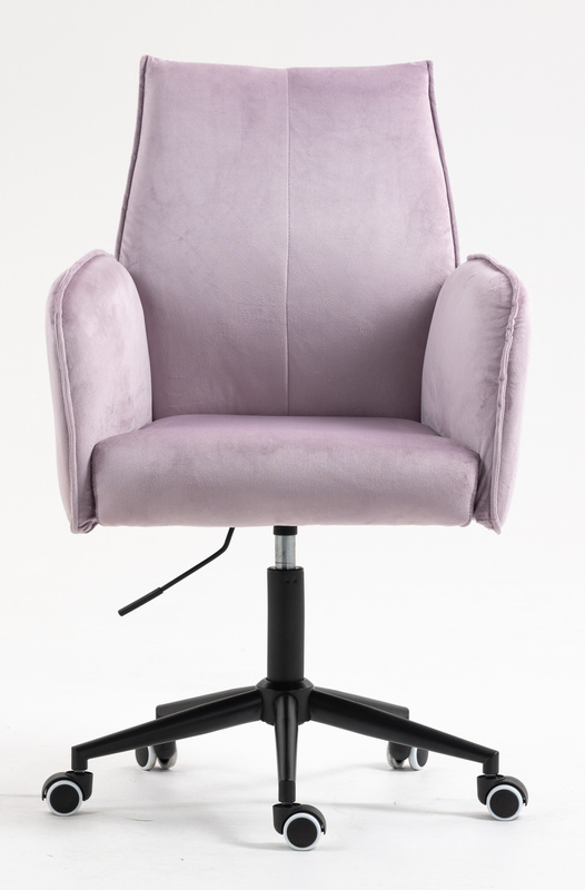 FOTEL HR280K WRZOSOWY WELUR CZARNA PODSTAWA