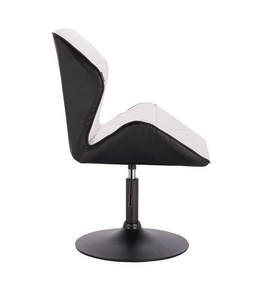 HOKER HR212 BIAŁO-CZARNY CZARNA PODSTAWA