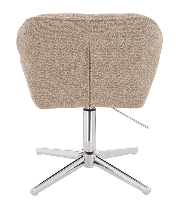 FOTEL HR111CROSS LATTE BARANEK CHROMOWANA PODSTAWA