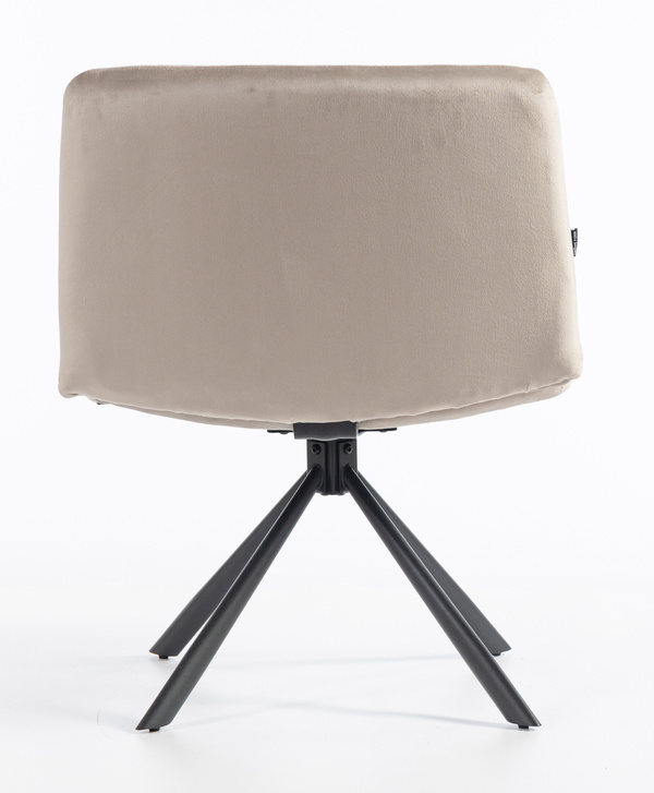 HOKER HR150 PAJĄK LATTE WELUR CZARNA PODSTAWA