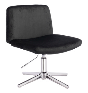 HOKER HR150CROSS CZARNY WELUR CHROMOWANA PODSTAWA