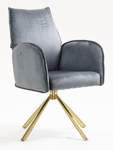 HOKER HR280 GRAFITOWY WELUR ZŁOTA PAJĄK