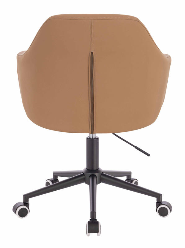 HOKER HR831K KARMELOWY EKOSKÓRA PREMIUM SOFT CZARNA PODSTAWA