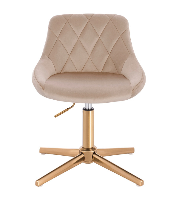 HOKER HR1054CROSS LATTE WELUR ZŁOTA PODSTAWA