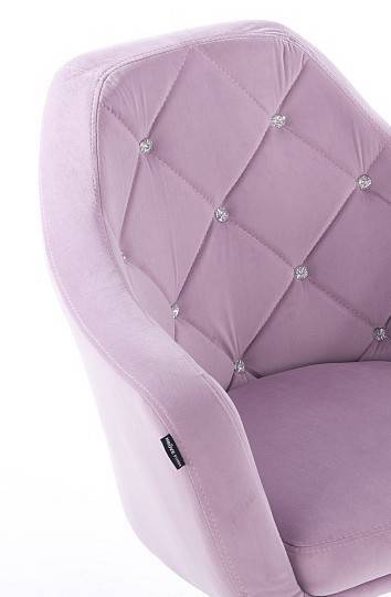 FOTEL HR830CROSS WRZOSOWY WELUR ZŁOTA PODSTAWA