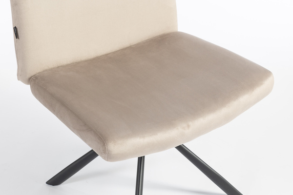 HOKER HR150 PAJĄK LATTE WELUR CZARNA PODSTAWA