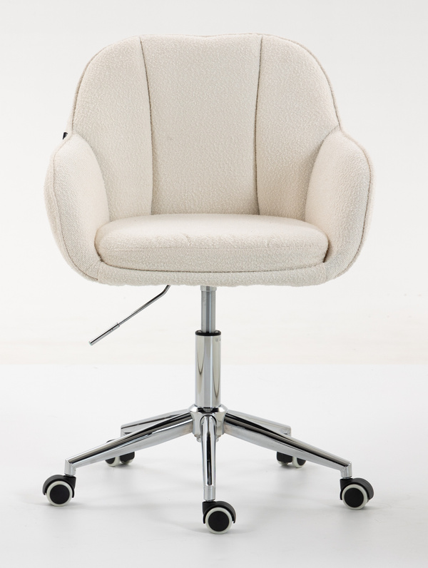 HOKER HR2055K KREMOWY BARANEK CHROMOWANA PODSTAWA