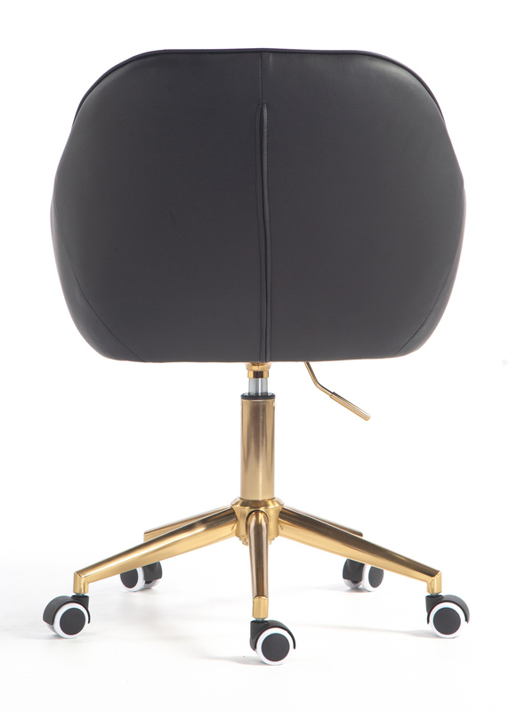 HOKER HR2055K CZARNY WELUR ZŁOTA PODSTAWA