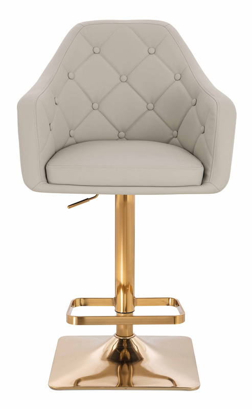 HOKER HR831KW ECRU EKOSKÓRA PREMIUM SOFT ZŁOTA PODSTAWA