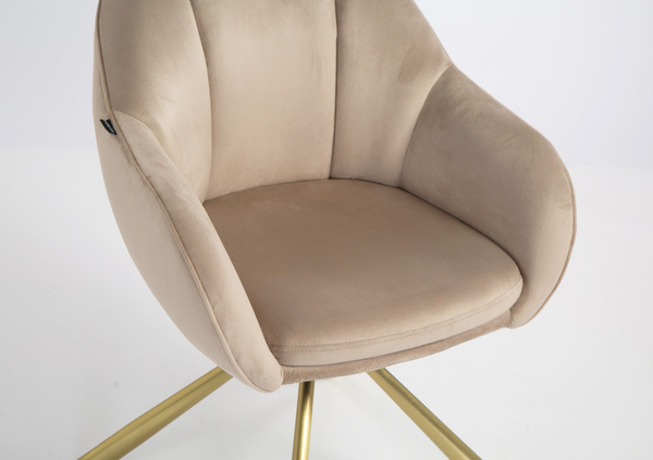 HOKER HR2055 LATTE WELUR ZŁOTY PAJĄK