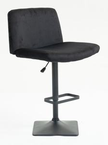 HOKER HR150KW CZARNY WELUR CZARNA PODSTAWA