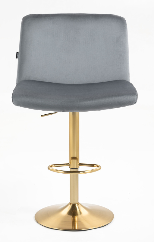 HOKER HR150W GRAFITOWY WELUR ZŁOTA PODSTAWA