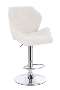 HOKER HR212W KREMOWY BARANEK CHROMOWANA PODSTAWA