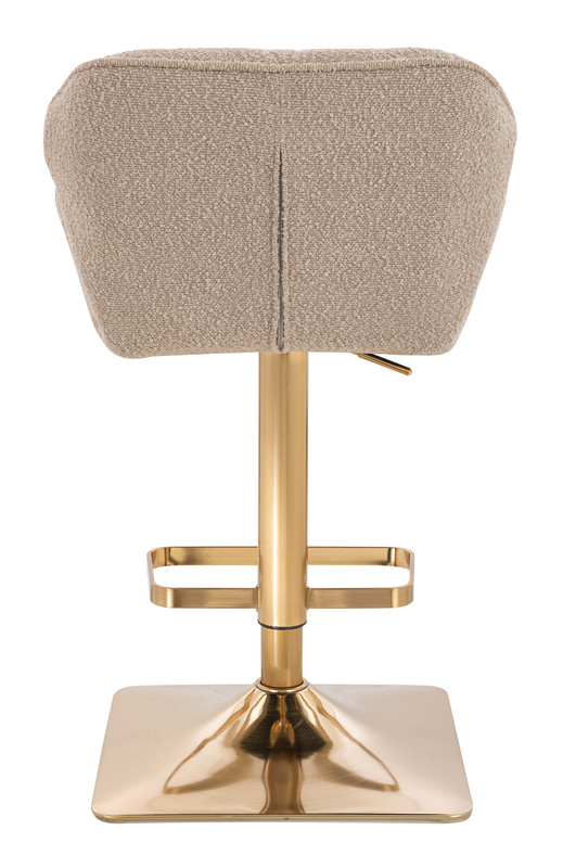 FOTEL HR111KW LATTE BARANEK ZŁOTA PODSTAWA