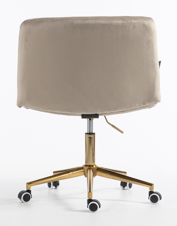 HOKER HR150K LATTE WELUR ZŁOTA PODSTAWA