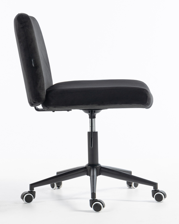 HOKER HR150K CZARNY WELUR CZARNA PODSTAWA