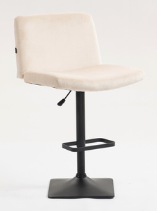 HOKER HR150KW KREMOWY WELUR CZARNA PODSTAWA