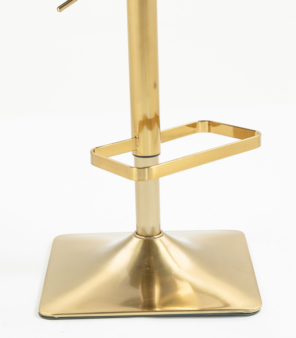 HOKER HR150KW CZARNY WELUR ZŁOTA PODSTAWA