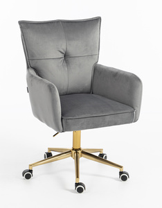 HOKER HR250K GRAFITOWY WELUR  ZŁOTA PODSTAWA