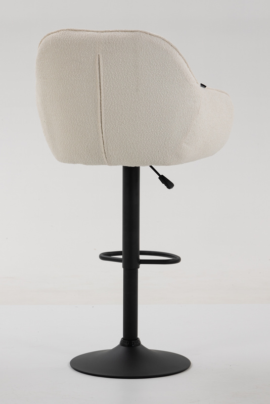 HOKER HR2055W KREMOWY BARANEK CZARNA PODSTAWA