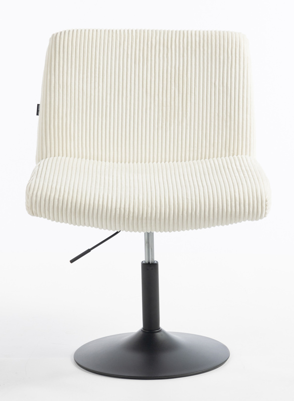 HOKER HR150N BIAŁY SZTRUKS CZARNA PODSTAWA