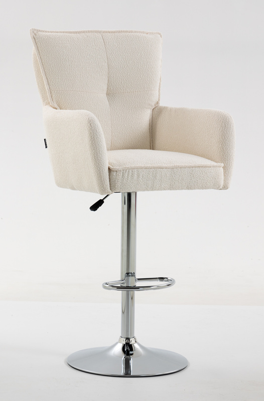 HOKER HR250W KREMOWY BARANEK CHROMOWANA PODSTAWA