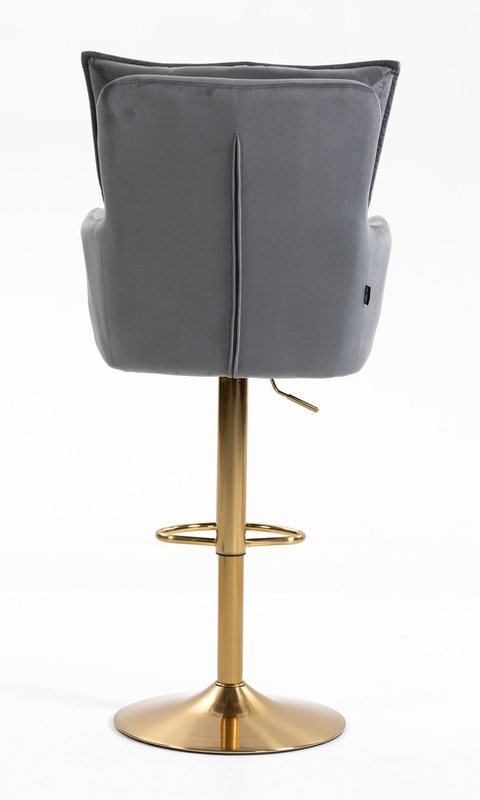 HOKER HR250W GRAFITOWY WELUR  ZŁOTA PODSTAWA