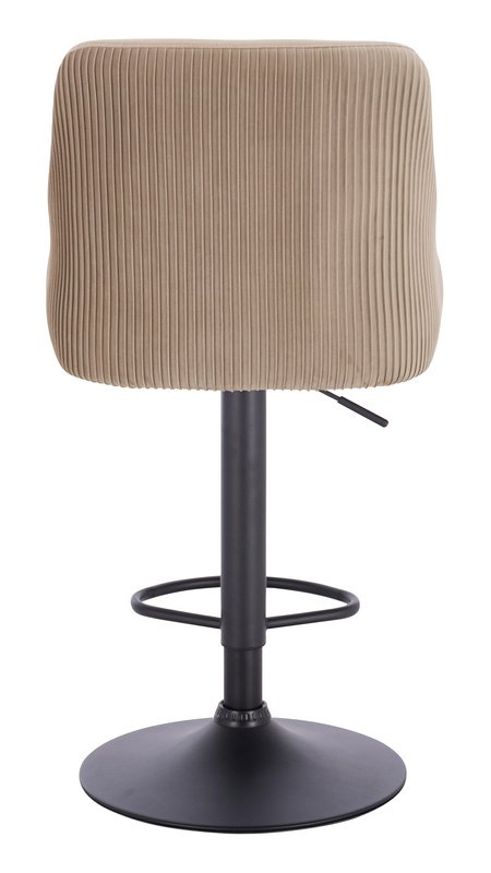 FOTEL HR920W LATTE WELUR CZARNA PODSTAWA