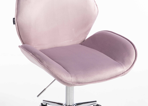 FOTEL HR350K WRZOSOWY WELUR CHROMOWANA PODSTAWA