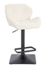 FOTEL HR111KW KREMOWY BARANEK CZARNA PODSTAWA