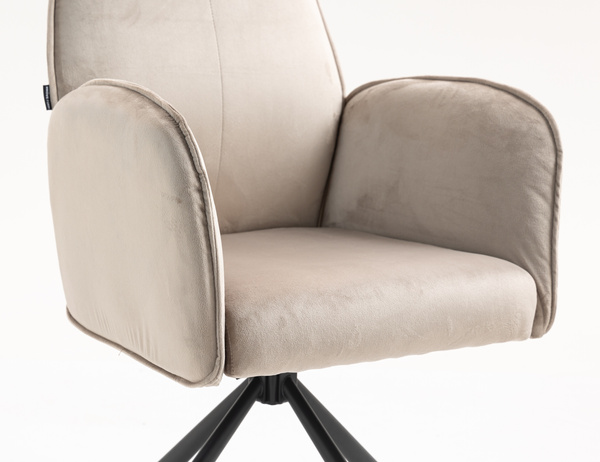 HOKER HR280 LATTE WELUR CZARNY PAJĄK