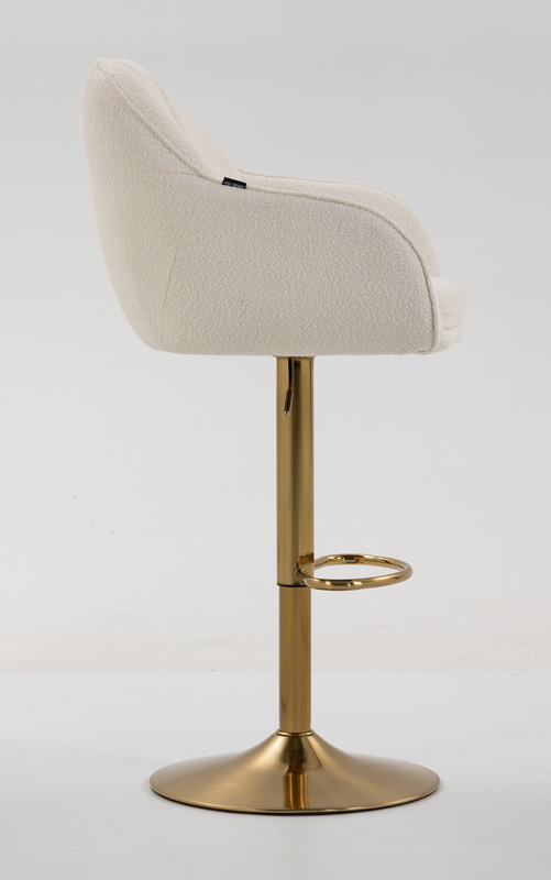 HOKER HR2055W KREMOWY BARANEK ZŁOTA PODSTAWA