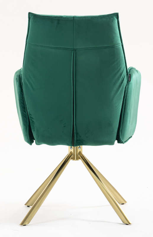 HOKER HR280 BUTELKOWA ZIELEŃ WELUR ZŁOTA PAJĄK