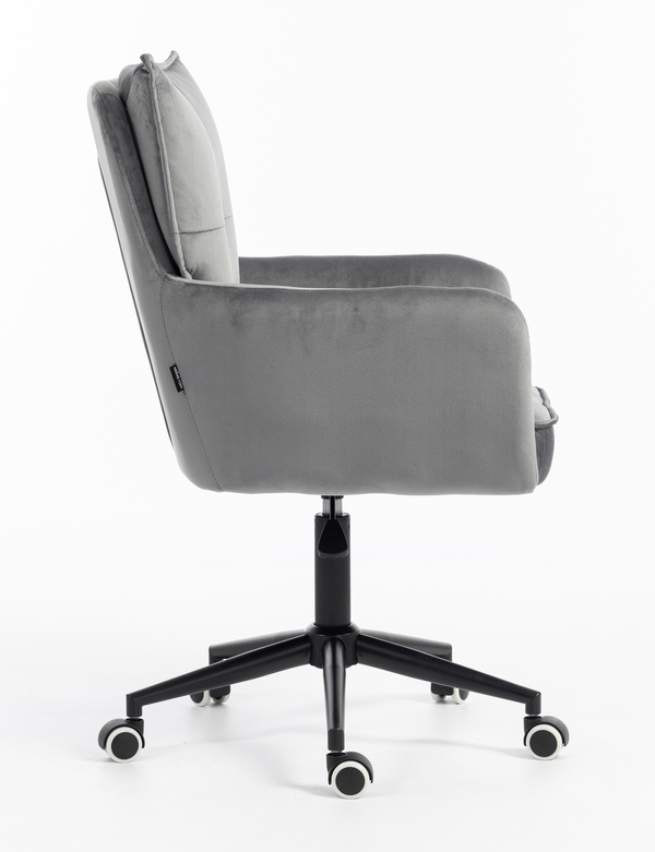 HOKER HR250K GRAFITOWY WELUR  CZARNA PODSTAWA