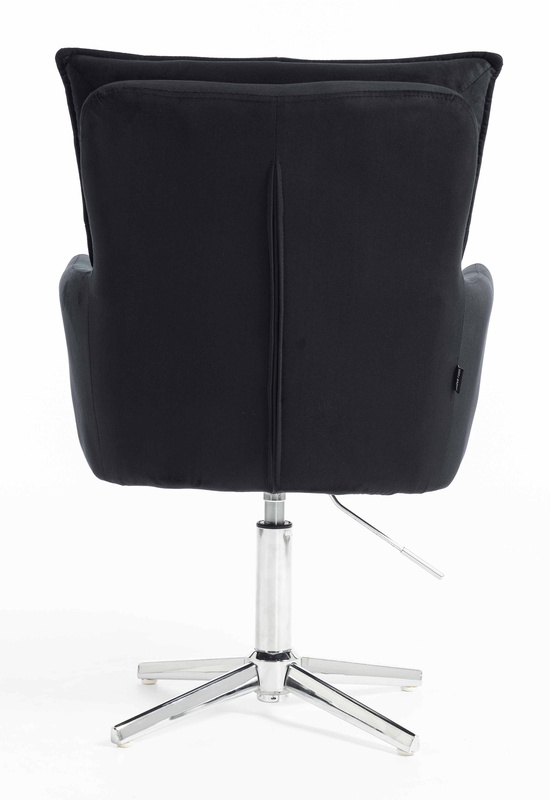 HOKER HR250CROSS CZARNY WELUR  CHROMOWANA PODSTAWA