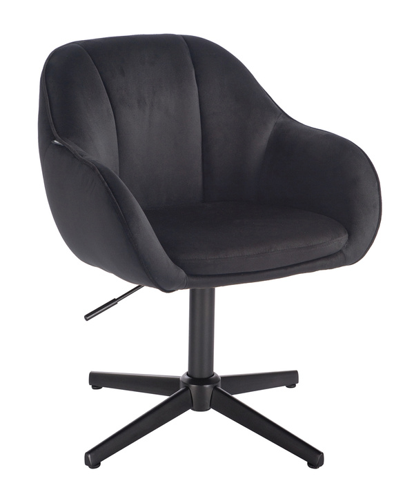 HOKER HR2055CROSS CZARNY WELUR CZARNA PODSTAWA