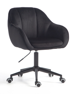 HOKER HR2055K CZARNY WELUR CZARNA PODSTAWA