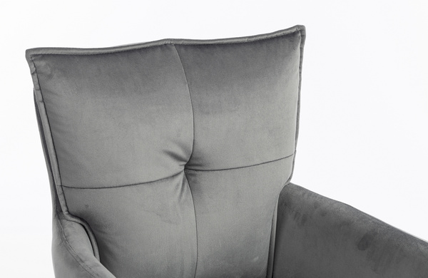 HOKER HR250CROSS GRAFITOWY WELUR  ZŁOTA PODSTAWA