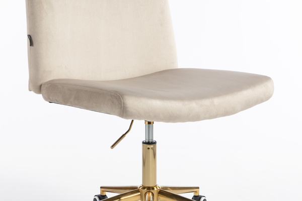 HOKER HR150K LATTE WELUR ZŁOTA PODSTAWA