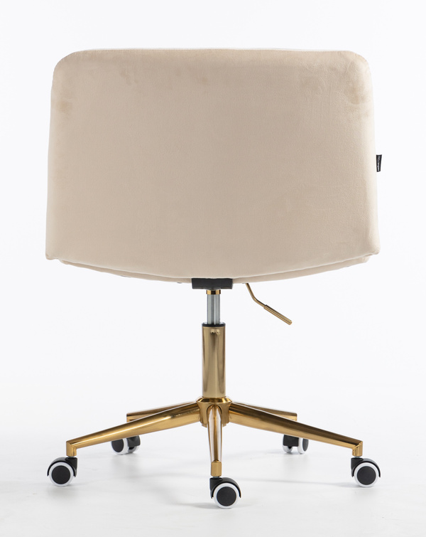 HOKER HR150K KREMOWY WELUR ZŁOTA PODSTAWA