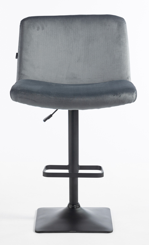 HOKER HR150KW GRAFITOWY WELUR CZARNA PODSTAWA