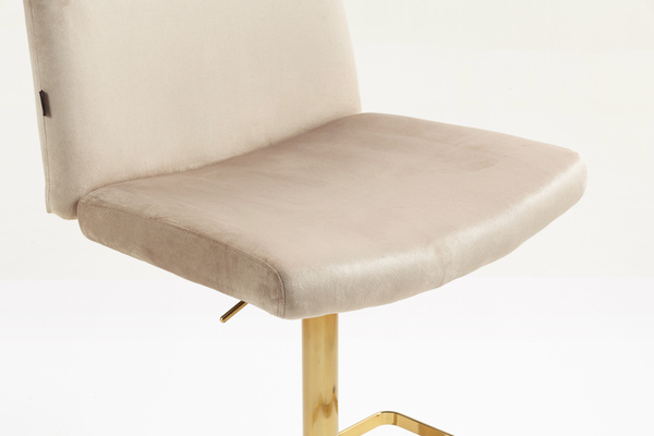 HOKER HR150KW LATTE WELUR ZŁOTA PODSTAWA