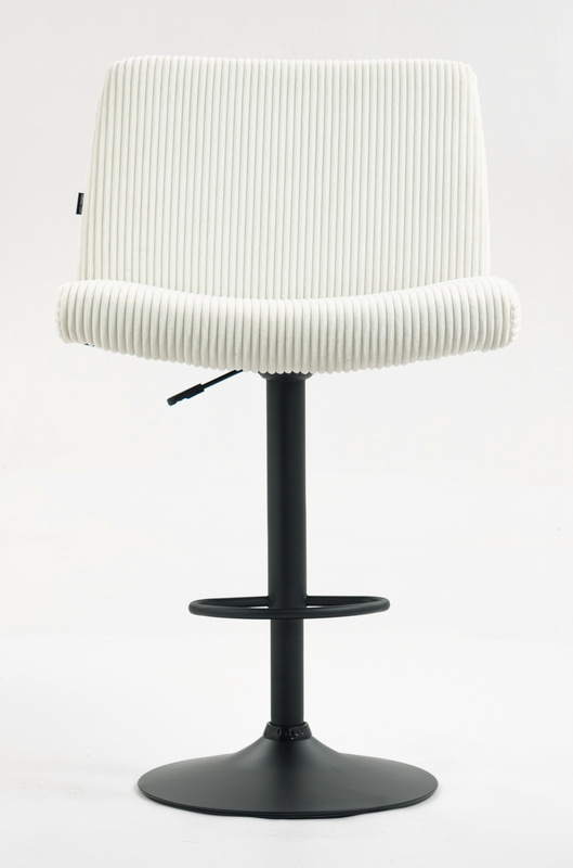 HOKER HR150W BIAŁY SZTRUKS CZARNA PODSTAWA