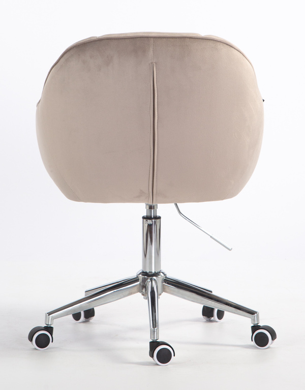 HOKER HR2055K LATTE WELUR CHROMOWANA PODSTAWA