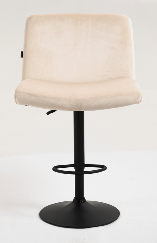 HOKER HR150W KREMOWY WELUR CZARNA PODSTAWA